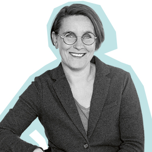 Porträt von Christina Marx, Sprecherin der Förderorganisation 